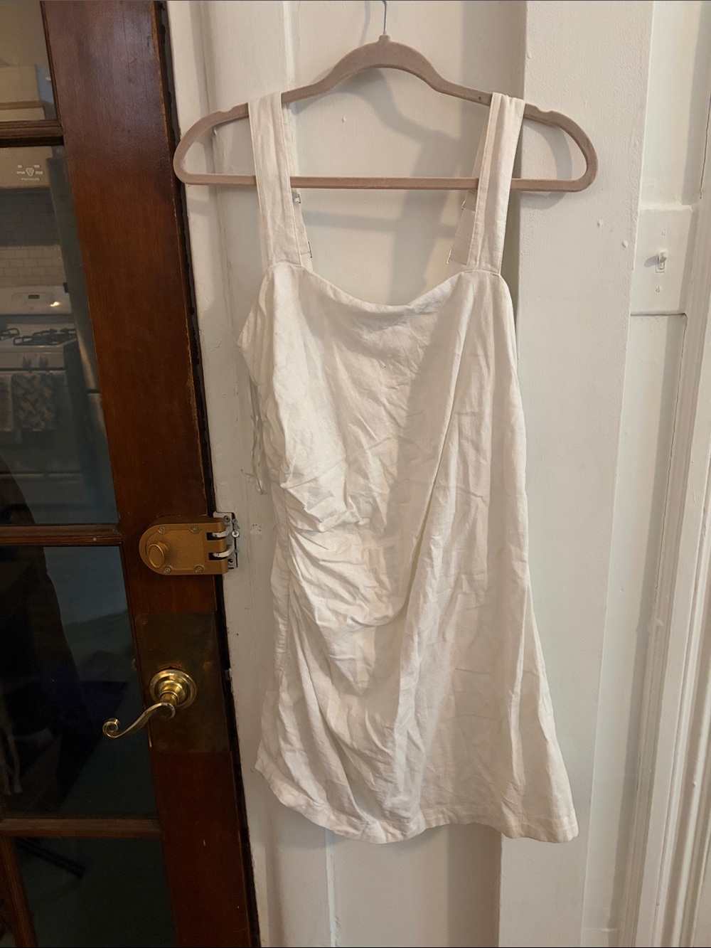 Abercrombie & Fitch White Lightweight Sundress